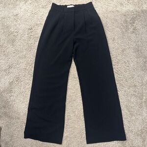 Abercrombie & Fitch Black Wide Leg Pants
